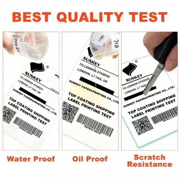 Direct Thermal Paper Labels – Custom Printable Barcode & Shipping Stickers