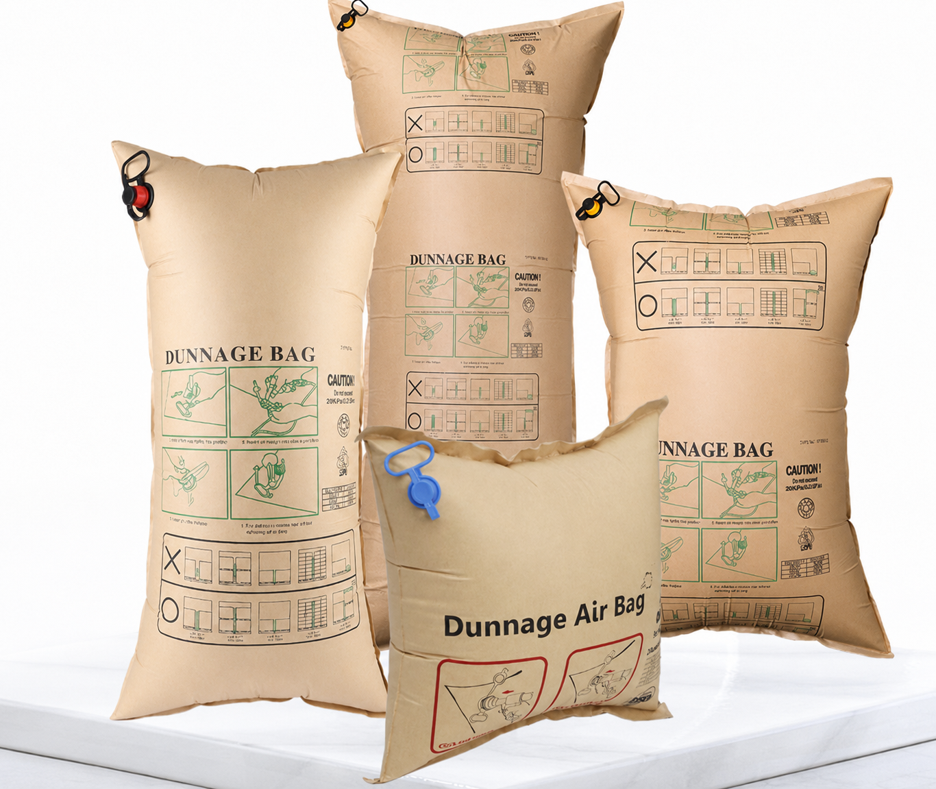 ChatGPT Image 2026年7月23日 20_01_21 Heavy Duty PP Woven Air Dunnage Bags for Cargo Shipping Container Cushioning Protection