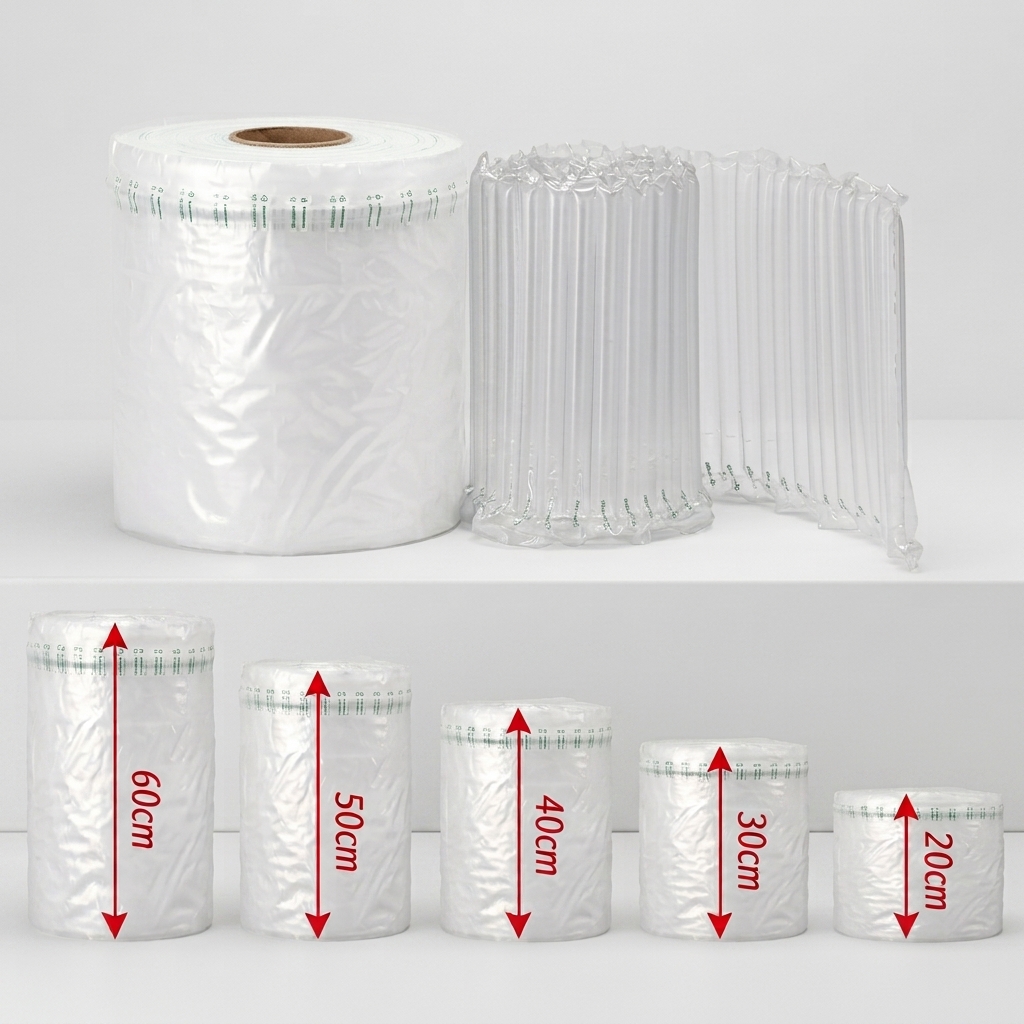 Inflatable Air Column Cushion Roll Protective Air Bubble Packaging Film Roll for Shipping Fragile Items